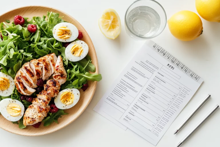 printable mounjaro diet plan pdf with meals on table